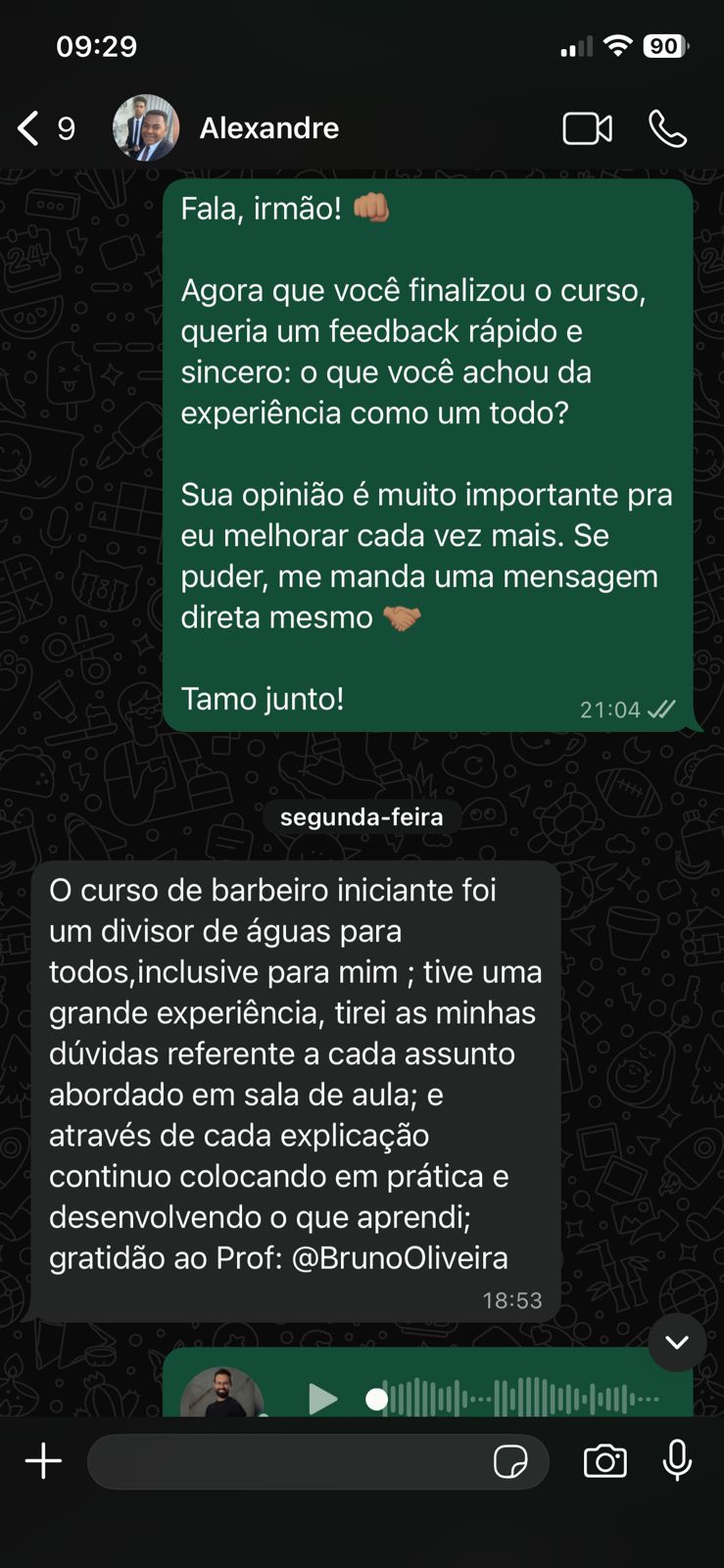Depoimento Alexandre